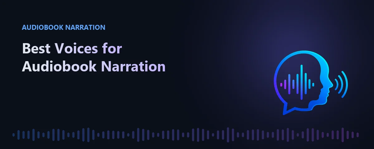 Illustration representing choosing AI voices for audiobook narration